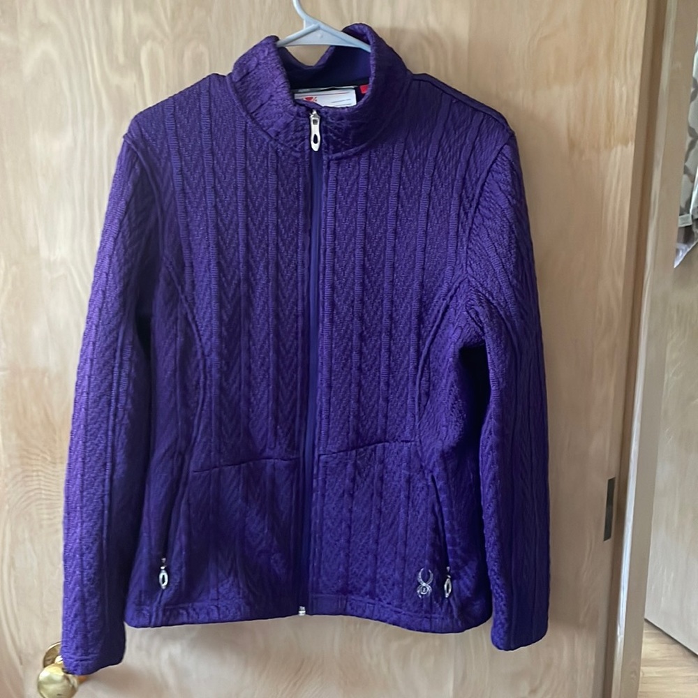 Purple Spyder Zip Up